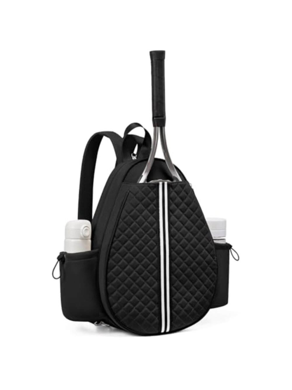 Sucipi Tennis Backpack Water Resistant Polyester 2 Racket Badminton Pickleball